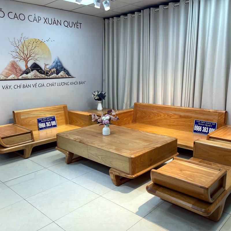 Sofa gỗ óc chó